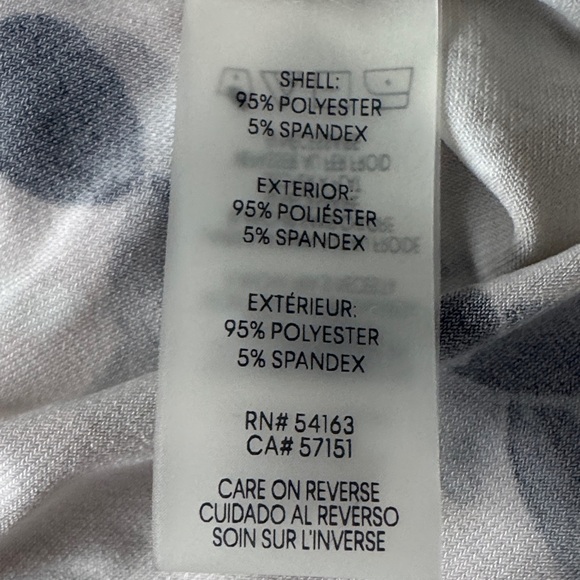 Calvin Klein Floral Knit Top w/ Metal Neckline Detail – XL (NWT) - Picture 7 of 8